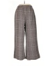 Shein Curve 100% Polyester Plaid Gray Casual Pants Size 12 Plus (0) - photo 2