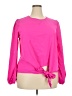 Unbranded 100% Polyester Pink Long Sleeve Blouse Size 2X - photo 1