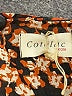 Cotélac 100% Polyester Brown Short Sleeve Blouse Size Sm (1) - photo 7