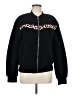 Zyia Active 100% Polyester Animal Print Black Jacket Size M - photo 1