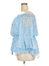 Blush 100% Polyester Blue Long Sleeve Blouse Size 2X - photo 5