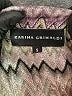 Karina Grimaldi Chevron-herringbone Purple 3/4 Sleeve Blouse Size S - photo 7