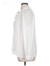 Torrid 100% Polyester Ivory Long Sleeve Blouse Size 1X Plus (1) - photo 5