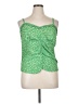 Lush 100% Polyester Green Sleeveless Top Size 1X - photo 1