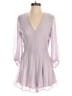 Mi ami 100% Polyester Polka Dots Gray Purple Romper Size M - photo 1
