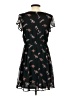 Express 100% Polyester Floral Black Casual Dress Size S - photo 2