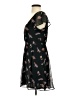 Express 100% Polyester Floral Black Casual Dress Size S - photo 5