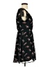 Express 100% Polyester Floral Black Casual Dress Size S - photo 4