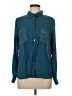 Thalia Sodi 100% Polyester Teal Long Sleeve Blouse Size M - photo 1