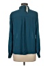 Thalia Sodi 100% Polyester Teal Long Sleeve Blouse Size M - photo 2