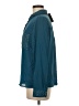 Thalia Sodi 100% Polyester Teal Long Sleeve Blouse Size M - photo 5