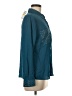 Thalia Sodi 100% Polyester Teal Long Sleeve Blouse Size M - photo 4