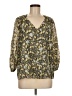 Current Air Yellow 3/4 Sleeve Blouse Size M - photo 1