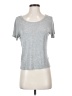 FRAME 100% Viscose Silver Short Sleeve T-Shirt Size XS - photo 1