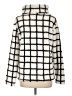 Daisy Fuentes 100% Polyester Checkered-gingham White Turtleneck Sweater Size L - photo 2