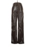 Assorted Brands 100% Polyurethane Metallic Brown Faux Leather Pants Size 25 waist - photo 1