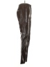 Assorted Brands 100% Polyurethane Metallic Brown Faux Leather Pants Size 25 waist - photo 4