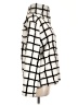 Daisy Fuentes 100% Polyester Checkered-gingham White Turtleneck Sweater Size L - photo 4