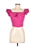 Haute Monde Pink Short Sleeve Top Size S - photo 1
