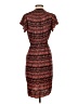 Veronica Beard 100% Polyester Print Brown Cocktail Dress Size 4 - photo 2