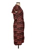 Veronica Beard 100% Polyester Print Brown Cocktail Dress Size 4 - photo 4