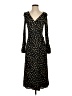 H&M 100% Polyester Polka Dots Black Cocktail Dress Size 2 - photo 1