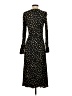 H&M 100% Polyester Polka Dots Black Cocktail Dress Size 2 - photo 2
