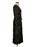 H&M 100% Polyester Polka Dots Black Cocktail Dress Size 2 - photo 4