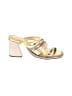 FARM Rio Metallic Gold Sandals Size 6 - photo 1