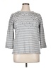 Coldwater Creek 100% Cotton Silver Pullover Sweater Size 1X - photo 1