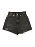 BDG 100% Cotton Hearts Black Denim Shorts Size 25 waist - photo 1
