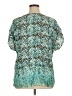 Style&Co 100% Rayon Teal Short Sleeve Blouse Size 18 - photo 2