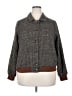 Unbranded 100% Polyester Tweed Brown Jacket Size 2X - photo 1