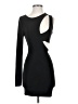 Windsor Solid Black Cocktail Dress Size S - photo 1