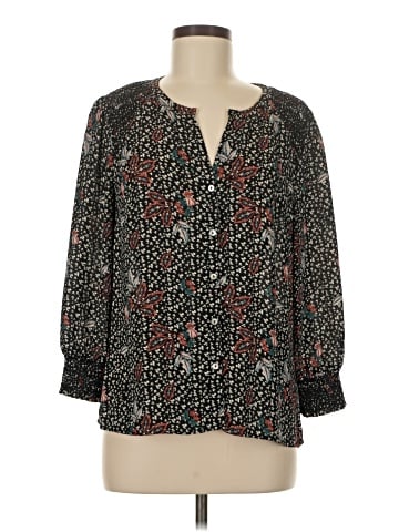 Pale Sky 3/4 Sleeve Blouse (view 1)
