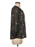 Pale Sky Black 3/4 Sleeve Blouse Size M - photo 4
