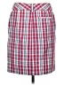 Chaps 100% Cotton Plaid Red Casual Skirt Size 4 - photo 2