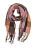 A New Day Plaid Brown Purple Scarf One size - photo 1