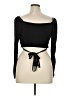 Louna Black Long Sleeve Top Size XL - photo 2