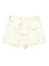Intermix Metallic Ivory Shorts Size 14 - photo 1