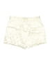 Intermix Metallic Ivory Shorts Size 14 - photo 2