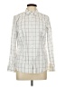 Apt. 9 Checkered-gingham Ivory Long Sleeve Button-Down Shirt Size L - photo 1