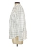 Apt. 9 Checkered-gingham Ivory Long Sleeve Button-Down Shirt Size L - photo 5