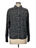 Morgan Taylor 100% Polyester Tweed Black Long Sleeve Blouse Size L - photo 1