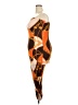 MadRag Graphic Orange Cocktail Dress Size 2X - photo 5