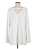 Susan Graver Ivory Long Sleeve Top Size L - photo 2