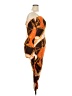 MadRag Graphic Orange Cocktail Dress Size 2X - photo 4