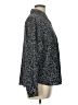 Morgan Taylor 100% Polyester Tweed Black Long Sleeve Blouse Size L - photo 4