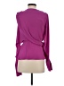 Atlein Collective 100% Polyester Purple Long Sleeve Blouse Size 2 - photo 2