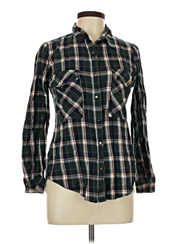 Sweet Rain Long Sleeve Button-Down Shirt (view 1)